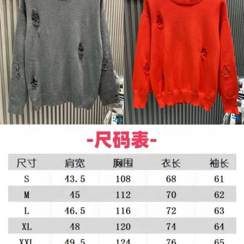 Replica Christian Dior Sweaters Long Sleeved For Unisex #1424169 $68.00 USD for Wholesale