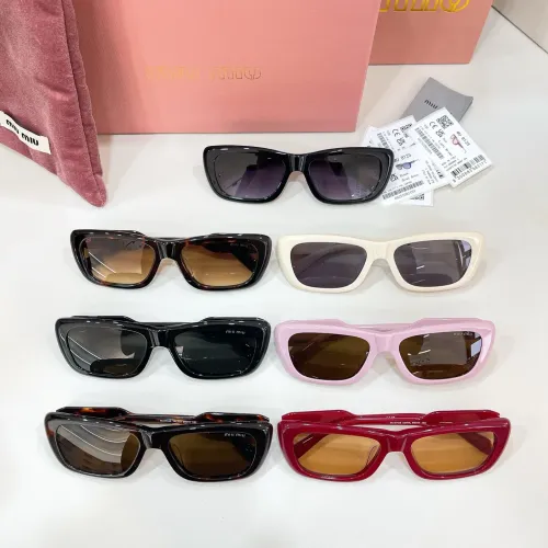 Replica MIU MIU AAA Quality Sunglasses #1424182 $60.00 USD for Wholesale