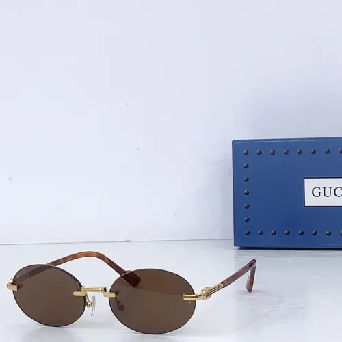 Gucci AAA Quality Sunglasses #1424229 $60.00 USD, Wholesale Replica Gucci AAA Quality Sunglasses