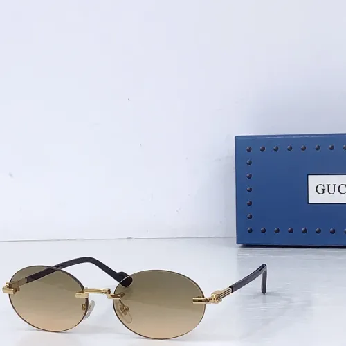 Gucci AAA Quality Sunglasses #1424232 $60.00 USD, Wholesale Replica Gucci AAA Quality Sunglasses