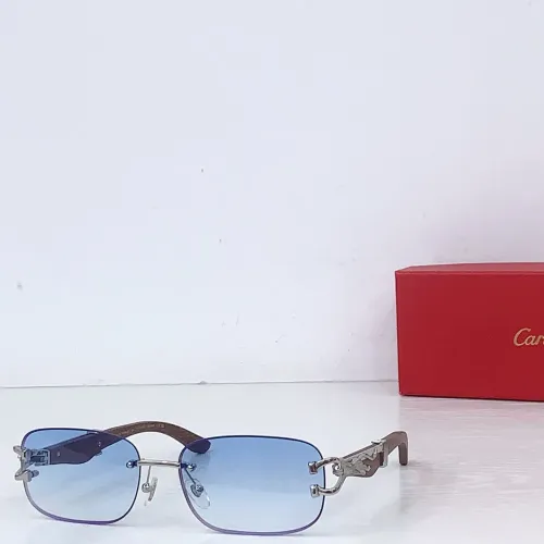 Cartier AAA Quality Sunglassess #1424353 $60.00 USD, Wholesale Replica Cartier AAA Quality Sunglassess