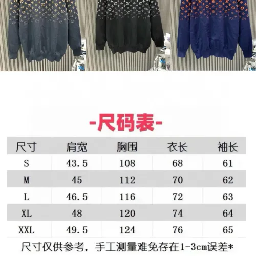 Replica Louis Vuitton LV Sweaters Long Sleeved For Unisex #1424362 $48.00 USD for Wholesale