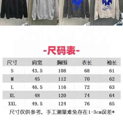 Replica Burberry Fashion Sweaters Long Sleeved For Unisex #1424395 $72.00 USD for Wholesale