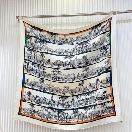 Hermes Silk Squares #1424427 $64.00 USD, Wholesale Replica Hermes Scarf
