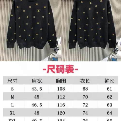 Replica Louis Vuitton LV Sweaters Long Sleeved For Unisex #1424455 $82.00 USD for Wholesale