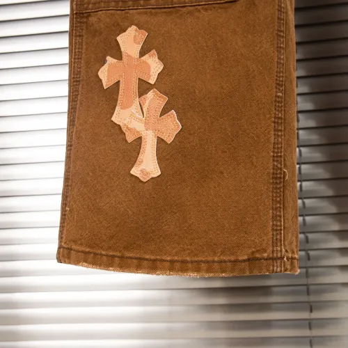 Replica Chrome Hearts Jeans For Men #1424510 $60.00 USD for Wholesale