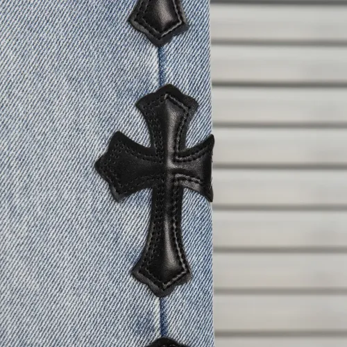 Replica Chrome Hearts Jeans For Men #1424513 $48.00 USD for Wholesale