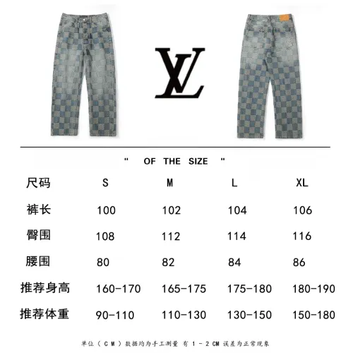 Replica Louis Vuitton LV Jeans For Men #1424561 $52.00 USD for Wholesale