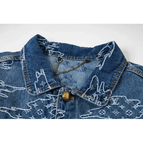 Replica Louis Vuitton LV Jackets Long Sleeved For Men #1424593 $60.00 USD for Wholesale