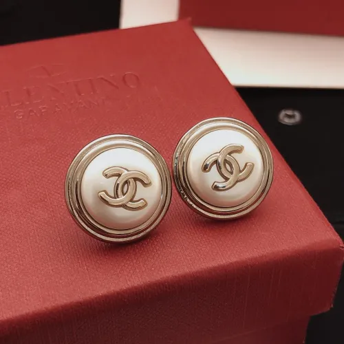 Replica Chanel Earrings For Women #1424849 $27.00 USD for Wholesale