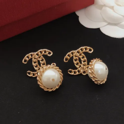 Replica Chanel Earrings For Women #1424852 $27.00 USD for Wholesale