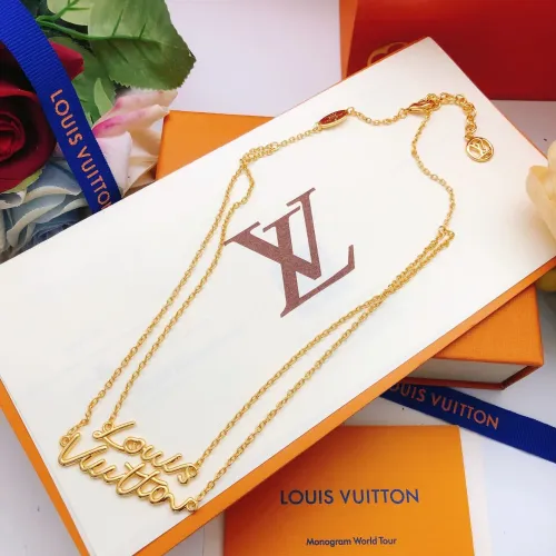 Louis Vuitton Necklaces #1424868 $32.00 USD, Wholesale Replica Louis Vuitton Necklaces