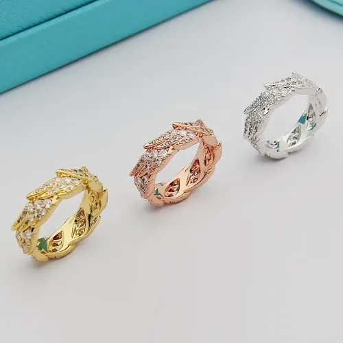 Replica Tiffany Rings In Rose Gold For Unisex #1424964 $25.00 USD for Wholesale