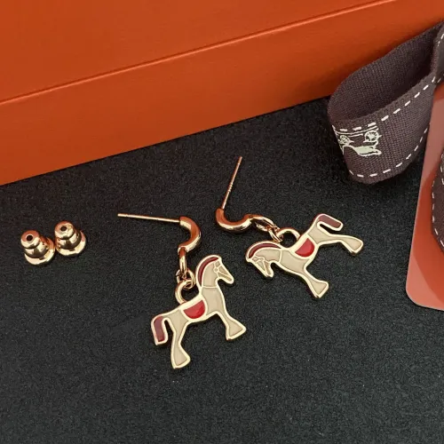 Replica Hermes Earrings For Women #1424970 $27.00 USD for Wholesale