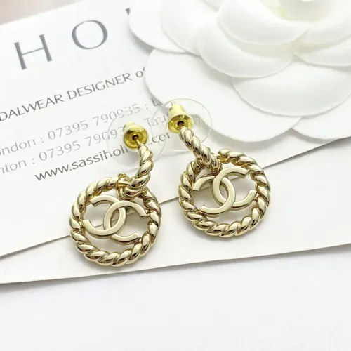Chanel Earrings For Women #1425001 $25.00 USD, Wholesale Replica Chanel Earrings