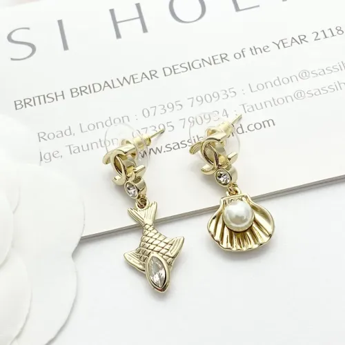 Replica Chanel Earrings For Women #1425037 $27.00 USD for Wholesale