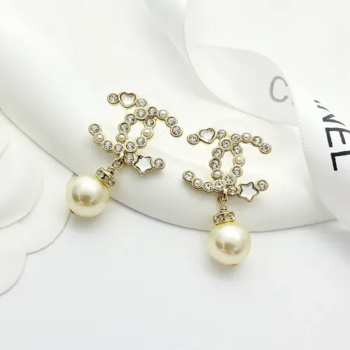 Replica Chanel Earrings For Women #1425158 $29.00 USD for Wholesale