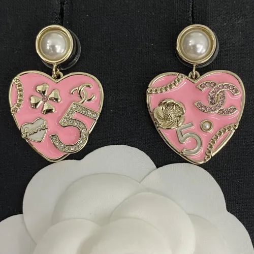 Replica Chanel Earrings For Women #1425159 $32.00 USD for Wholesale