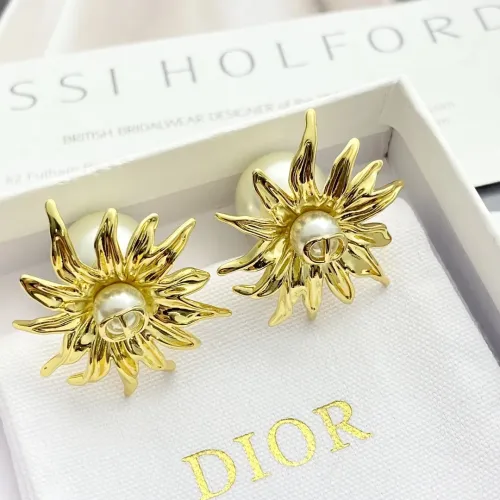 Replica Christian Dior Earrings For Women #1425235 $32.00 USD for Wholesale