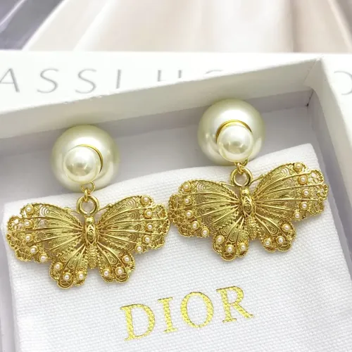 Replica Christian Dior Earrings For Women #1425237 $34.00 USD for Wholesale
