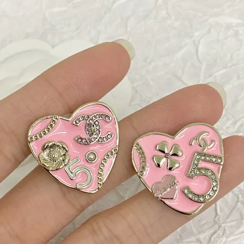 Replica Chanel Earrings For Women #1425395 $29.00 USD for Wholesale