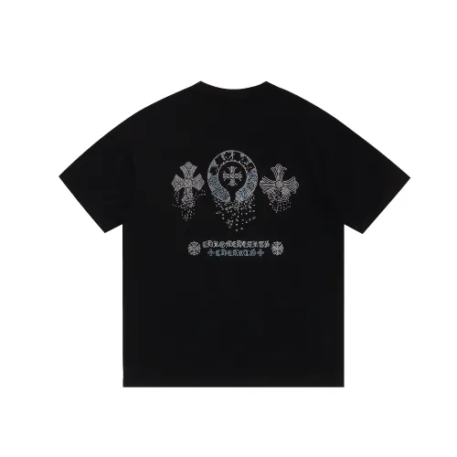 Chrome Hearts T-Shirts Short Sleeved For Unisex #1425444 $36.00 USD, Wholesale Replica Chrome Hearts T-Shirts