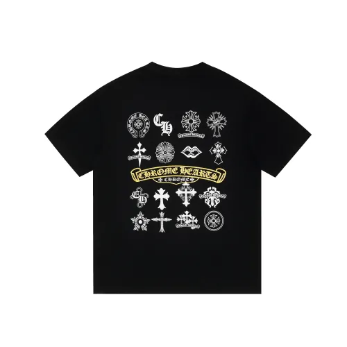 Chrome Hearts T-Shirts Short Sleeved For Unisex #1425452 $36.00 USD, Wholesale Replica Chrome Hearts T-Shirts