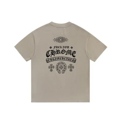 Chrome Hearts T-Shirts Short Sleeved For Unisex #1425456 $38.00 USD, Wholesale Replica Chrome Hearts T-Shirts