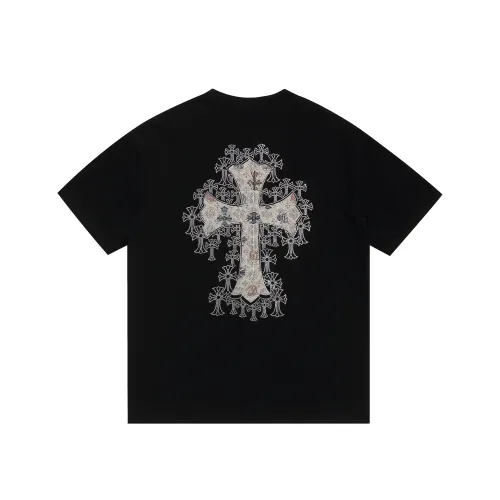 Chrome Hearts T-Shirts Short Sleeved For Unisex #1425459 $38.00 USD, Wholesale Replica Chrome Hearts T-Shirts