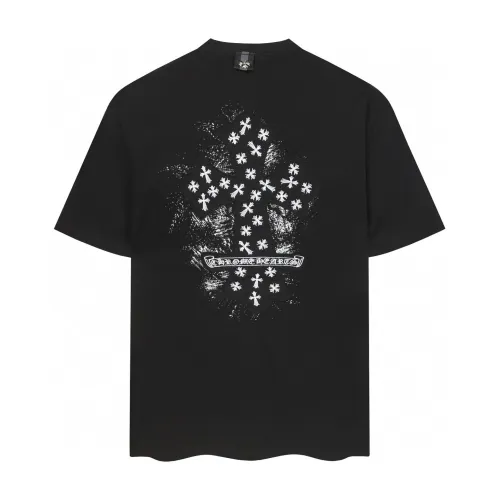 Chrome Hearts T-Shirts Short Sleeved For Unisex #1425465 $36.00 USD, Wholesale Replica Chrome Hearts T-Shirts