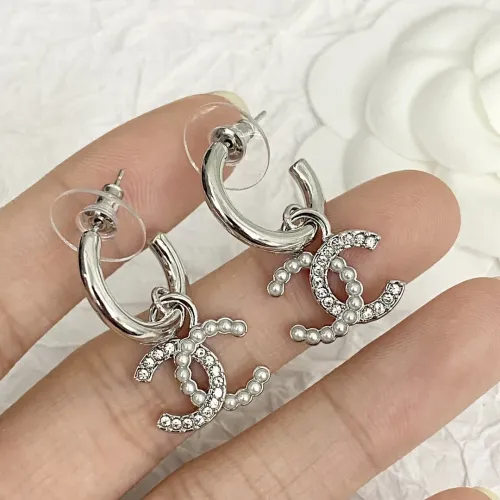 Replica Chanel Earrings For Women #1425545 $29.00 USD for Wholesale