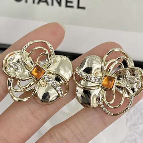 Replica Chanel Earrings For Women #1425546 $32.00 USD for Wholesale