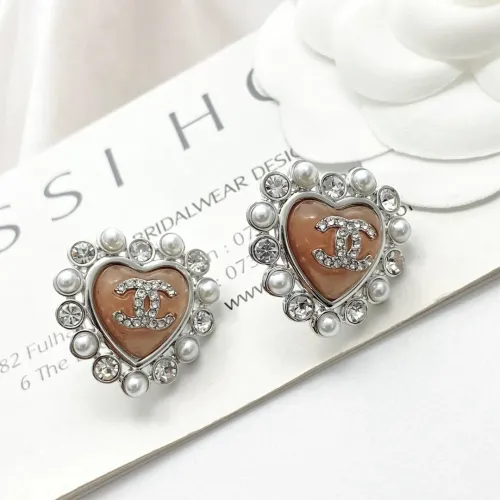 Replica Chanel Earrings For Women #1425553 $29.00 USD for Wholesale