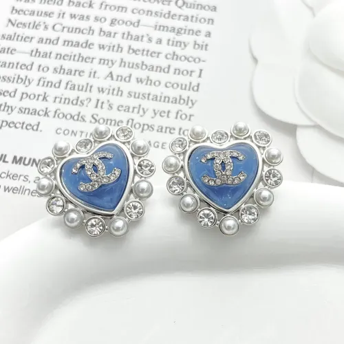 Replica Chanel Earrings For Women #1425554 $29.00 USD for Wholesale