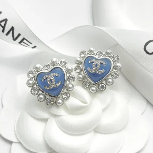 Replica Chanel Earrings For Women #1425554 $29.00 USD for Wholesale