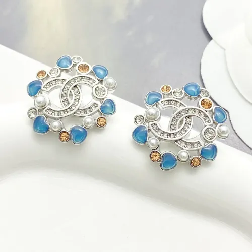 Replica Chanel Earrings For Women #1425555 $29.00 USD for Wholesale