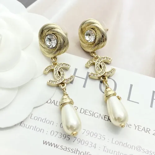 Replica Chanel Earrings For Women #1425584 $34.00 USD for Wholesale