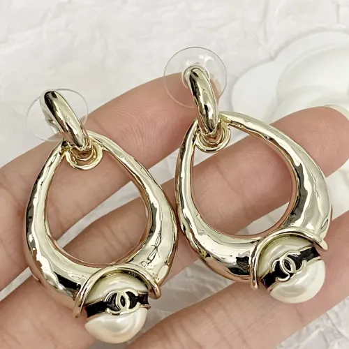 Replica Chanel Earrings For Women #1425586 $38.00 USD for Wholesale