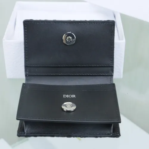 Replica Christian Dior AAA Man Card Holders #1425669 $64.00 USD for Wholesale