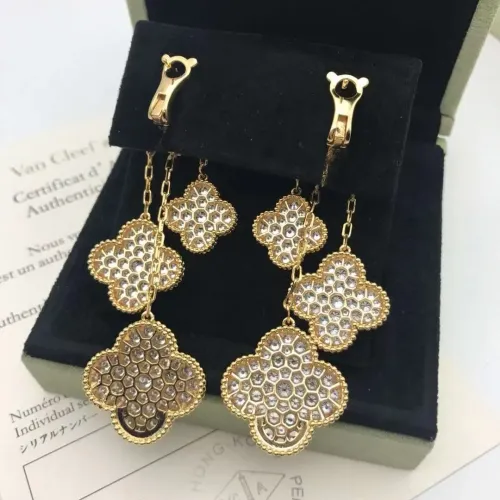 Replica Van Cleef & Arpels Earrings For Women #1425694 $38.00 USD for Wholesale