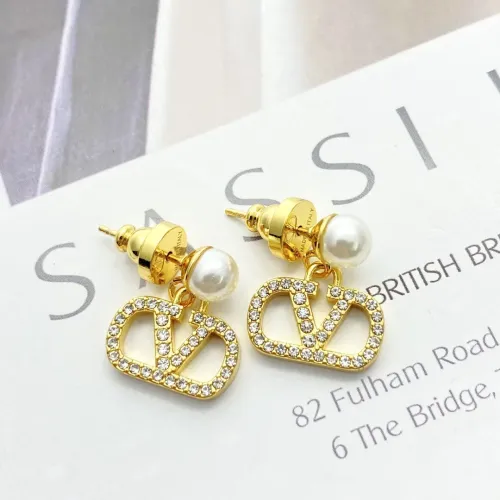 Replica Valentino Earrings For Women #1425701 $27.00 USD for Wholesale