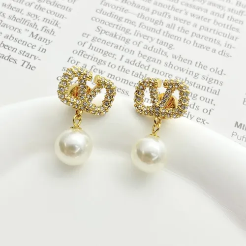 Replica Valentino Earrings For Women #1425709 $32.00 USD for Wholesale