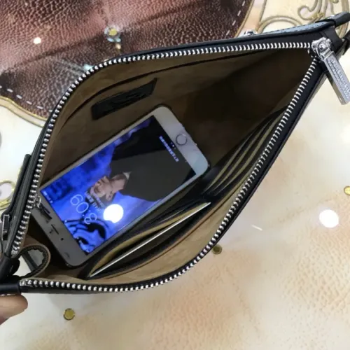 Replica Burberry AAA Man Pouches #1425717 $64.00 USD for Wholesale