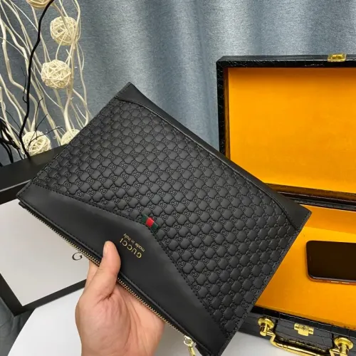 Replica Gucci AAA Man Pouches #1425720 $64.00 USD for Wholesale