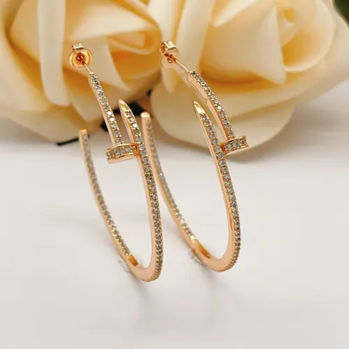 Replica Cartier Earrings For Women #1425724 $34.00 USD for Wholesale