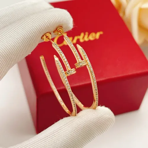 Replica Cartier Earrings For Women #1425724 $34.00 USD for Wholesale