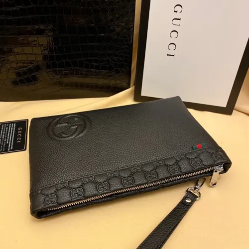 Replica Gucci AAA Man Pouches #1425725 $64.00 USD for Wholesale