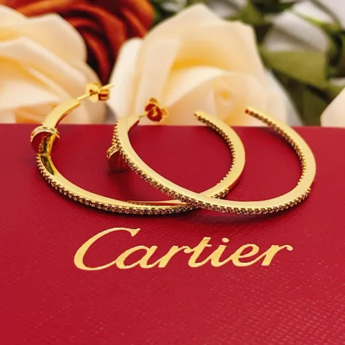 Replica Cartier Earrings For Women #1425726 $34.00 USD for Wholesale