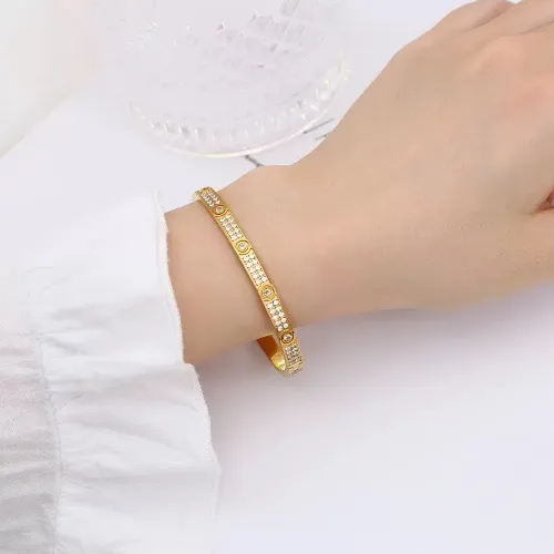 Replica Cartier bracelets In Gold #1425738 $39.00 USD for Wholesale