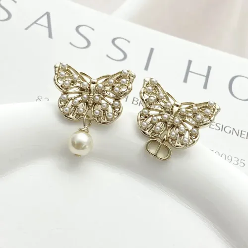 Replica Christian Dior Earrings For Women #1425786 $27.00 USD for Wholesale